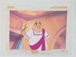 Preview: Asterix in America, Original Production Cel Zeichentrickfolie & Backround