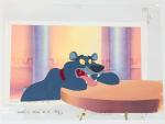 Preview: Asterix in America Original Production Cel Zeichentrickfolie + Backround