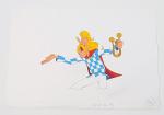 Preview: Asterix in America Original Production Cel Zeichentrickfolie mit 2x Vorzeichnung