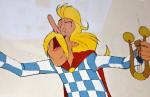 Preview: Asterix in America Original Production Cel Zeichentrickfolie mit 2x Vorzeichnung