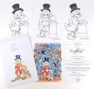 Preview: DON ROSA FIGUR - SCROOGE AND HIS FIRST DIME - GOLD SET - limitiert