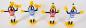Preview: Ü-Ei Olympia Goofy Steckfigur 1988  Ferrero zur Auswahl #2 Goofy mit Hantel