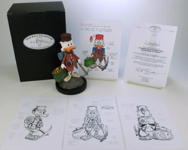 DON ROSA ONKEL DAGOBERT FIGUR - SCROOGE STATUETTE - LIMITIED & SIGNED