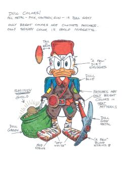 DON ROSA ONKEL DAGOBERT FIGUR - SCROOGE STATUETTE - LIMITIED & SIGNED