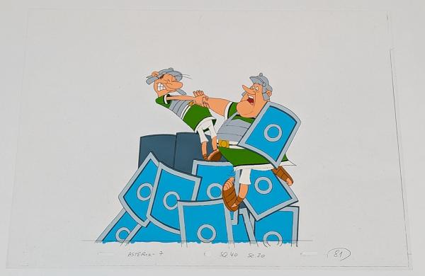 Asterix in America, Original Production Cel Zeichentrickfolie