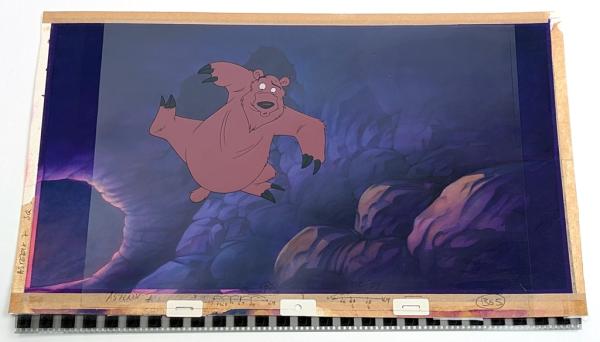 Asterix in America / Original Production Cel Zeichentrickfolie mit Hintergrund!!