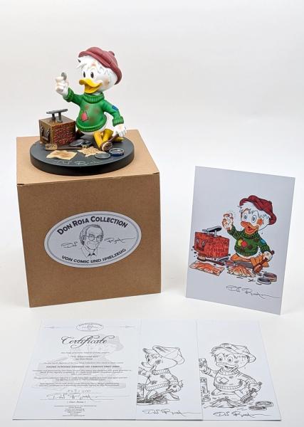 DON ROSA FIGUR - THE SHOESHINE BOY - LIMITIERT & 2x signiert!