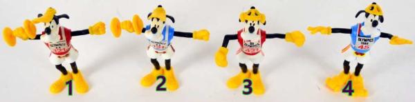 Ü-Ei Olympia Goofy Steckfigur 1988  Ferrero zur Auswahl #1 Goofy mit Hantel