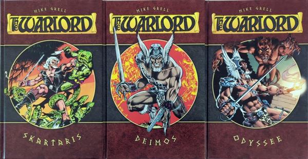 The Warlord Band 1-3 - Hardcover- cross kult von Mike Grell