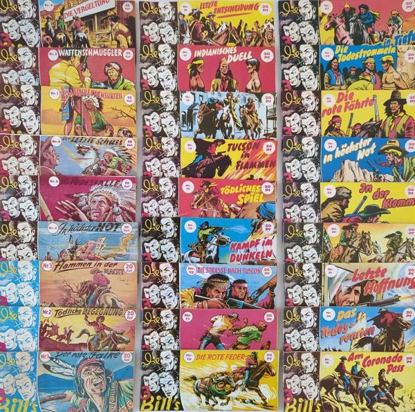 Die 3 Bills Piccolo 1-27 komplett, sehr guter Zustand - Hethke Verlag