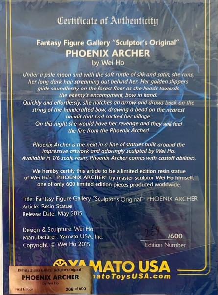 Fantasy Figur Galerie -  Phoenix Archer Statue  - Wei Ho -  Resin -  Yamato 1/6