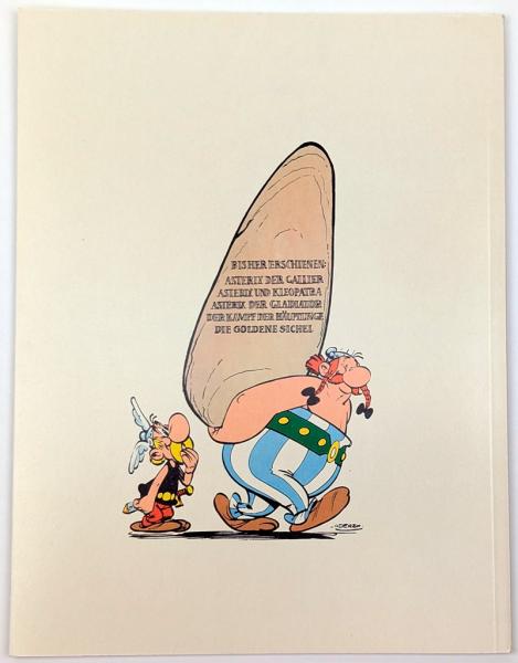 Asterix und Obelix Band 5, 1. Auflage, die goldene Sichel, Z:1/0-1, Ehapa Verlag