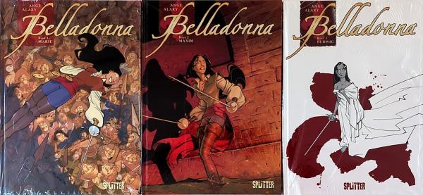 Belladonna Band 1-3 komplett, 2 Bände noch in OVP - Splitter Verlag
