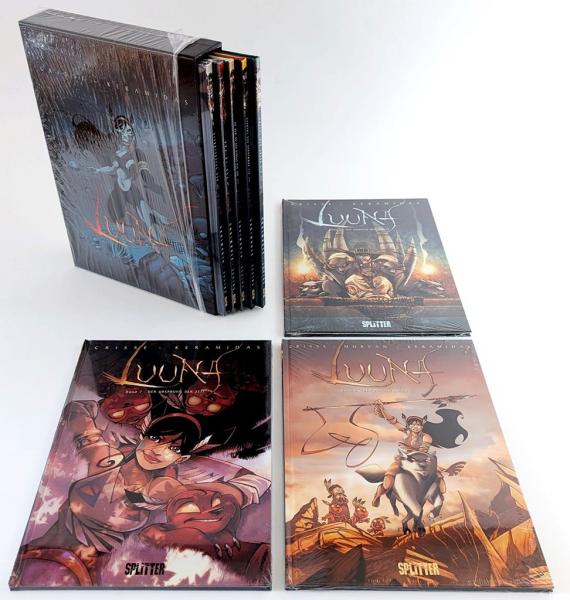 Luuna Band 1-8 komplett, 6 Bände noch in OVP - Splitter Verlag