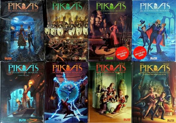 PIK AS Band 1-8 komplett, 7 Bände noch in OVP - Splitter Verlag