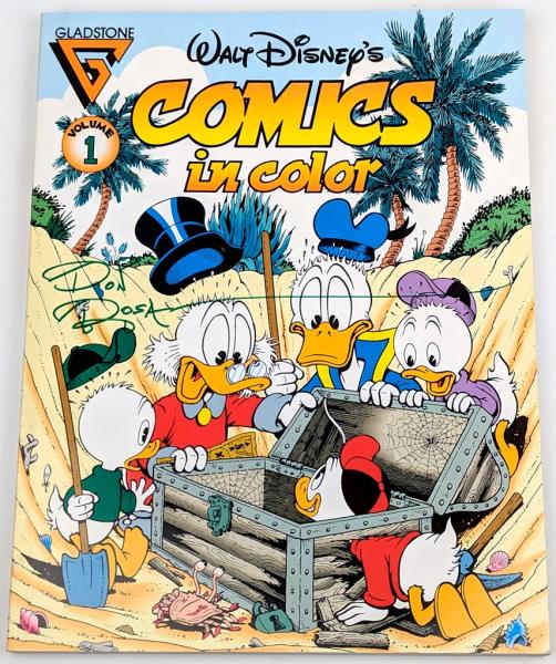 Walt Disney's Comics in Color TPB #1 1998 Gladstone - signed by Don Rosa