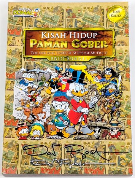 Indonesische Ausgabe: Onkel Dagobert Sein Leben, seine Milliarden sign.von Don Rosa