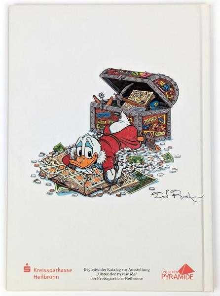 Ausstellungskatalog Kunst aus Entenhausen HC sign. Don Rosa, Midthun & sign. Druck