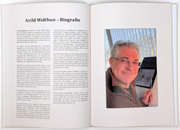 Ausstellungskatalog Kunst aus Entenhausen HCsign. Don Rosa, Midthun & sign. lim. Druck