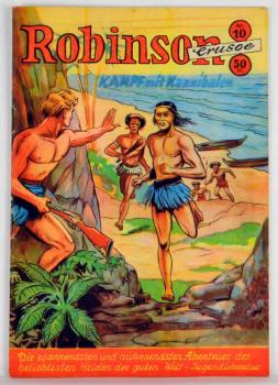 ROBINSON Crusoe  Originalheft Band 10 - Verlag f.moderne Literatur - Z: 1-2