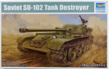 Soviet SU-102 SPA Tank Destroyer 1/35 model kit TRUMPETER 09570