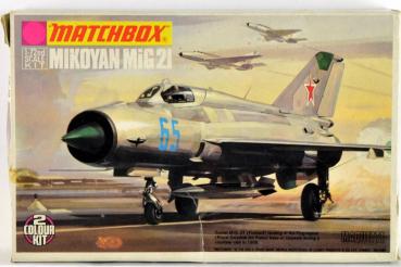 Mikoyan MiG 21 1/72 model kit Matchbox PK-19