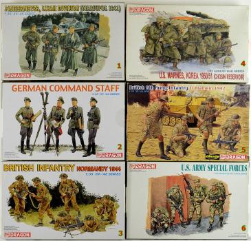 DRAGON Militär Figuren Bausätze 1:35 model kit - zur Auswahl
