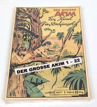 Der grosse Akim Großband 1-22 komplett (inkl. Heft 22 gelb & blau) Hethke Verlag