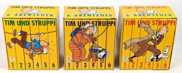 Tim und Struppi - VHS Box 1-3 komplett 18 Kassetten - Atlas Film