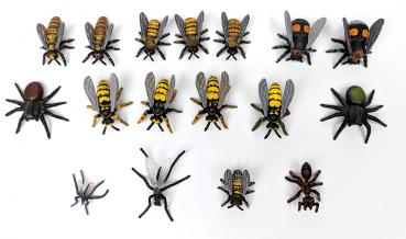 Bullyland 17 Figuren - Insekten, Spinnen, Bienen, Wespen, Hummeln Konvolut