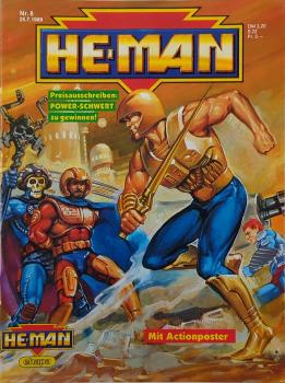 Masters of The Universe  - HE-MAN Heft 8- 1989-  sehr gut Z: 1 - Ehapa Verlag