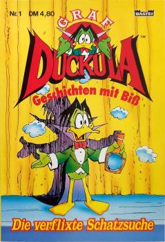 Graf Duckula Taschenbuch #1 - Die verflixte Schatzsuche, Bastei - TOP Zustand