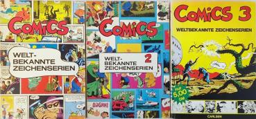 Weltbekannte Zeichenserien Band 1-3, Carlsen Verlag - Z: 2