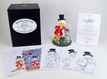 DON ROSA FIGUR - ONKEL DAGOBERT UND SEINE NUMMER EINS - LIMITIERT & SIGNIERT