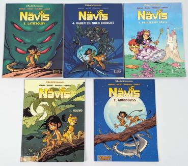 NÄVIS Band 1-5 komplett, Carlsen & Finix