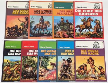 Die Indianer Hans Kresse Band 1-8 & Abenteuer Classics Band 1 - Carlsen & Feest