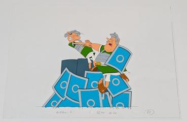 Asterix in America, Original Production Cel Zeichentrickfolie