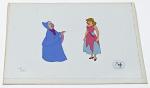 Preview: Cinderella Cel Portfolio, Walt Disney 1980's, limitiert No.12 von 275 ULTRA RAR!