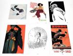 Preview: 2023 Lake Como Comic Art Festival Portfolio mit Drucken von 25 Künstlern