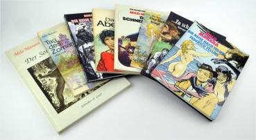 Zur Auswahl: Verschiedene Comics von Manara Schreiber und Leser