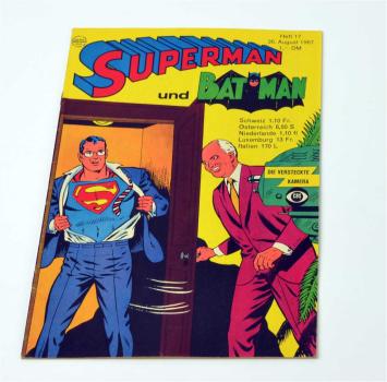 Zur Auswahl: Superman Jahrgang 1967 Band 17 - 23 Original Hefte Ehapa