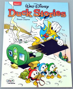 Walt Disney Duck Stories Band 1 von Dan Jippes , handsigniert , Ehapa