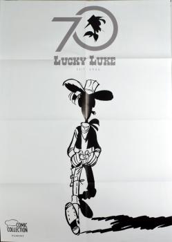 Lucky Luke Poster 60x80cm, handsigniert v. Achdé