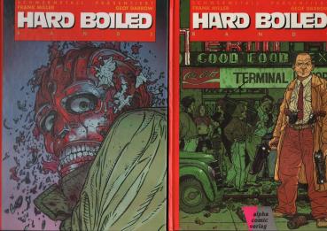 Hard Boiled 1 und 2, HC von Frank Miller -  Alpha Verlag Z: 1