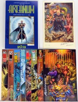 ARCANUM - lim. Sonderausgabe Heft 1-8 + Druck - signiert - Splitter 1998