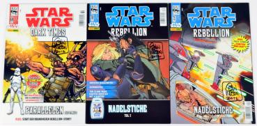 Star Wars - Heft signiert v Colin Wilson - Dino / Panini - zur Auswahl