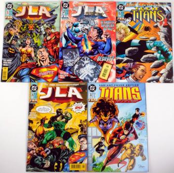 JLA Justice League of America - signiert - DC Dino - zur Auswahl