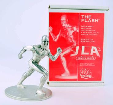 The Flash JLA Pewter / Zinn Figur DC Direct
