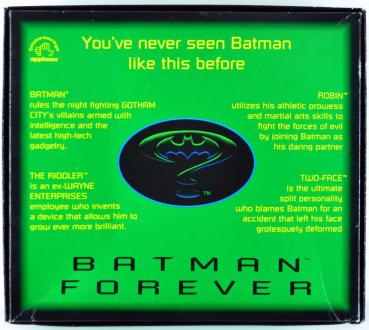BATMAN FOREVER limited boxed set of 6 action figures - APPLAUSE