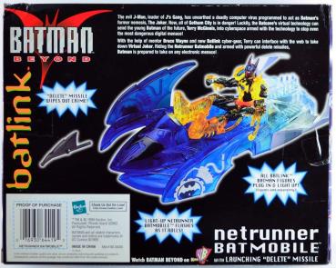 netrunner Batmobile - batlink - BATMAN BEYOND - Hasbro 1999